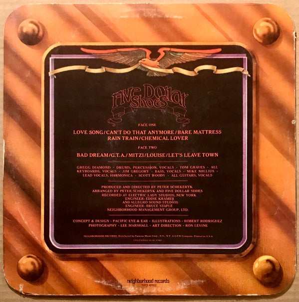 Five Dollar Shoes : Five Dollar Shoes (LP, Album, Gat)