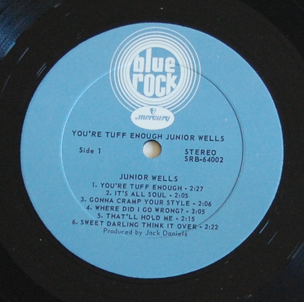 Junior Wells : You're Tuff Enough (LP, Album)
