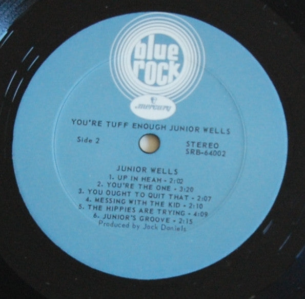 Junior Wells : You're Tuff Enough (LP, Album)