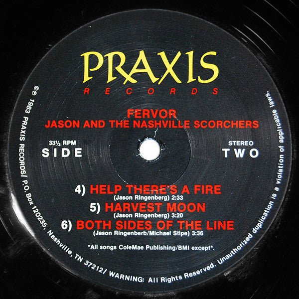 Jason & The Scorchers : Fervor (LP, MiniAlbum)