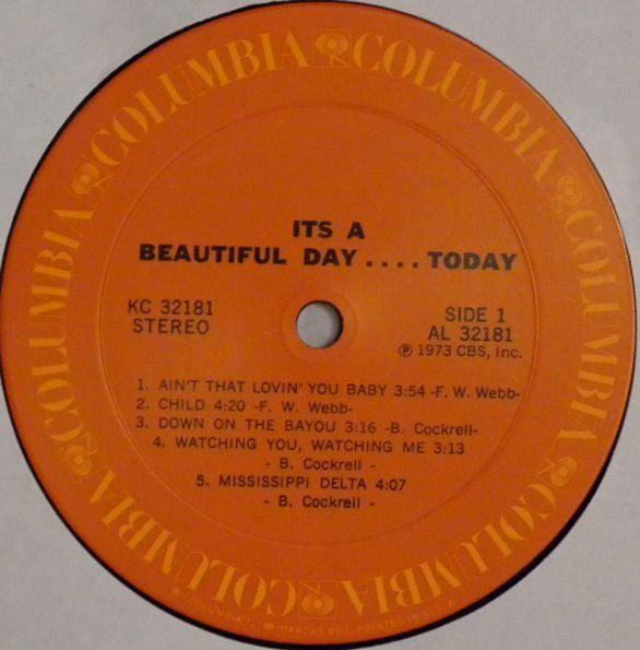It's A Beautiful Day : ...Today (LP, Album, Gat)