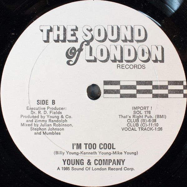 Young & Company : I'm Too Cool (12")