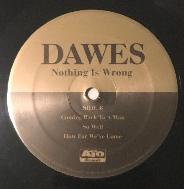 Dawes (2) : Nothing Is Wrong (2xLP, Gat)
