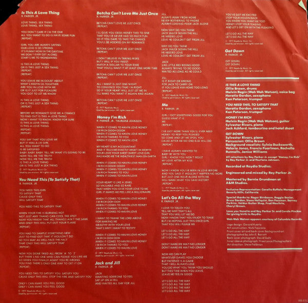 Raydio : Raydio (LP, Album, Promo, Ter)