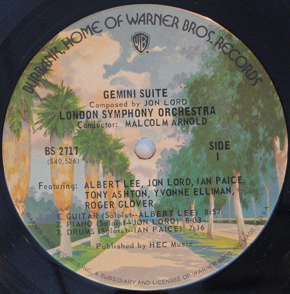 Jon Lord / London Symphony Orchestra : Gemini Suite (LP, Album, RE, Ter)