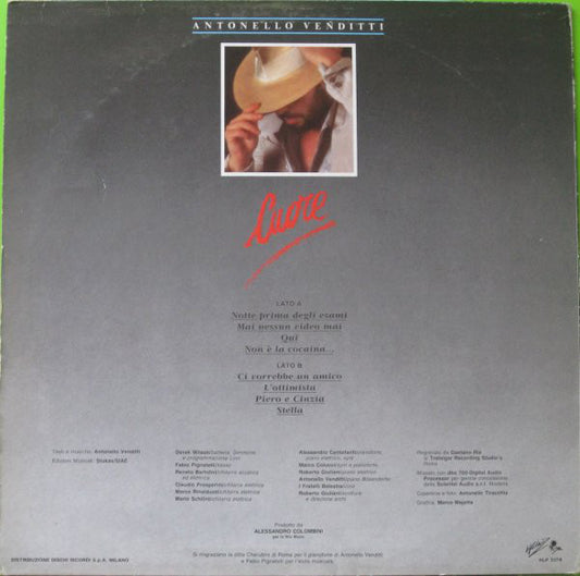 Antonello Venditti : Cuore (LP, Album)