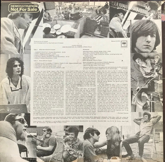 Mike Bloomfield / Al Kooper / Stephen Stills : Super Session (LP, Album, RE)