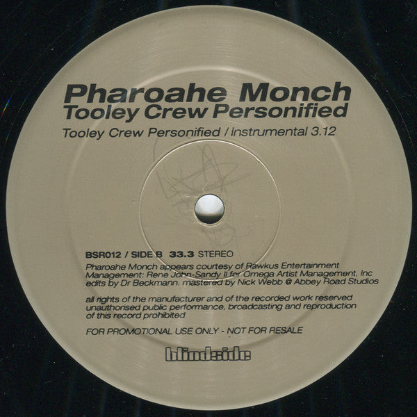 Pharoahe Monch : Tooley Crew Personified (12", Promo)