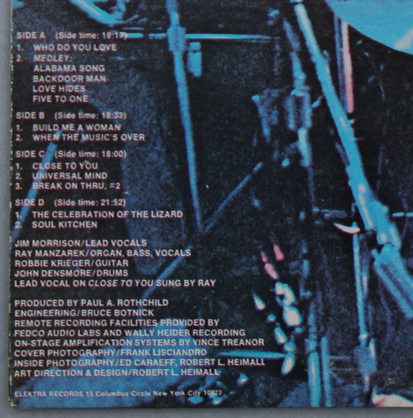 The Doors : Absolutely Live (2xLP, Album, RE, SP )