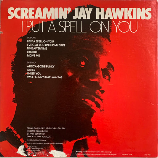 Screamin' Jay Hawkins : I Put A Spell On You (LP, Album)