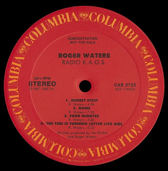 Roger Waters : Radio K.A.O.S. (LP, Album, Promo, Ban)