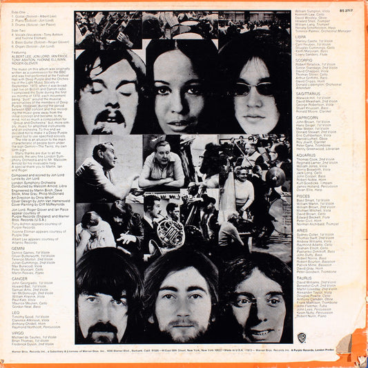 Jon Lord / London Symphony Orchestra : Gemini Suite (LP, Album, Promo)