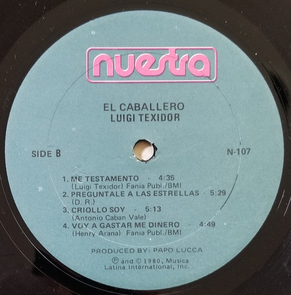 Luigi Texidor : El Caballero (LP, Album)