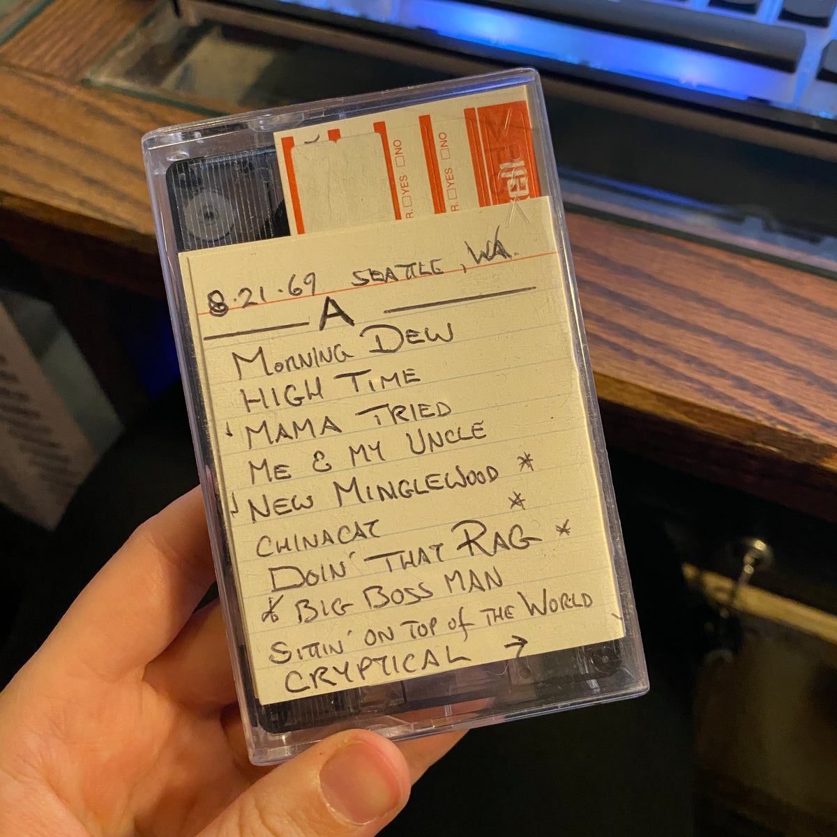 The Grateful Dead - Seattle, WA. 8/21/1969 (Bootleg Cassette)