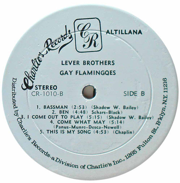 Gay Flamingoes : Let's Hear It For Today (LP)