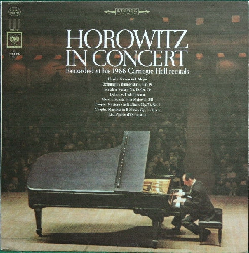 Vladimir Horowitz : Horowitz In Concert (Recorded At His 1966 Carnegie Hall Recitals) (2xLP, Pit)