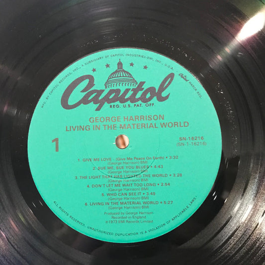 George Harrison : Living In The Material World (LP, Album, RE, Gre)