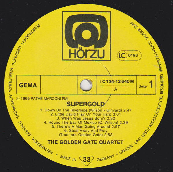 The Golden Gate Quartet : Super Gold (2xLP, Comp, RE)