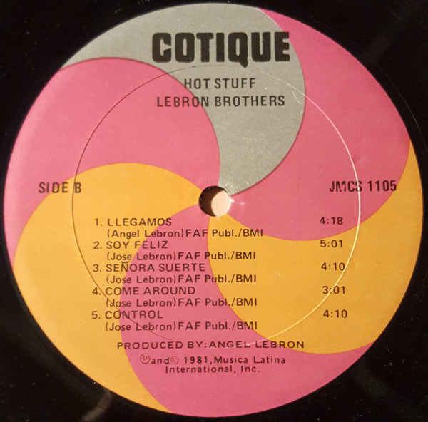 Lebron Brothers : Hot Stuff (LP, Album)