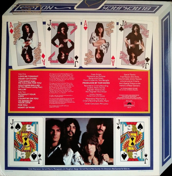 Blackjack (8) : Blackjack (LP, Album, Promo, 56 )