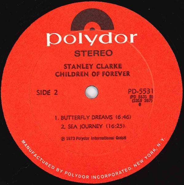 Stanley Clarke : Children Of Forever (LP, Album)