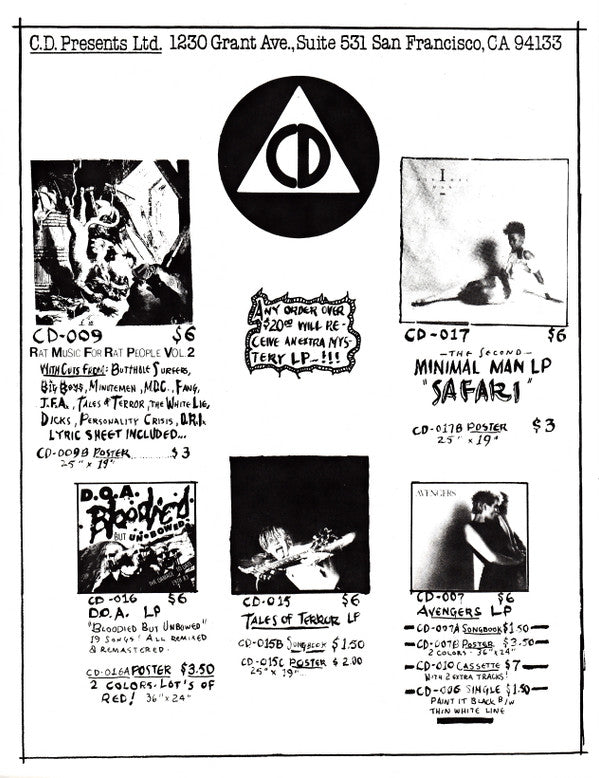 Minimal Man (2) : Safari (LP, Album)