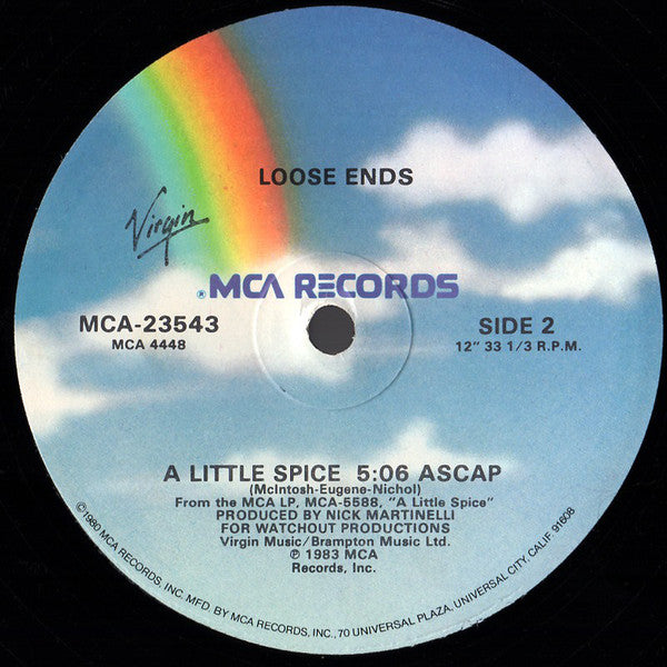 Loose Ends : Hangin' On A String (Contemplating) (12")