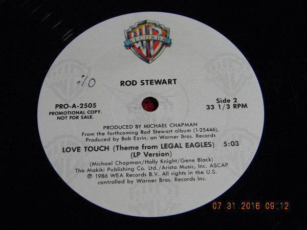 Rod Stewart : Love Touch (12", Promo)