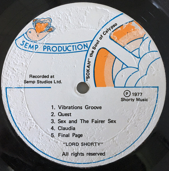 Lord Shorty & The Vibrations International : Sokah Soul Of Calypso (LP, Album)