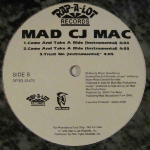 Mad CJ Mac : Come And Take A Ride (12", Promo)