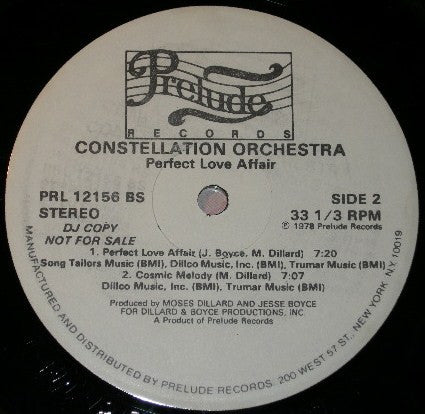 Constellation Orchestra : Perfect Love Affair (LP, Album, Promo)
