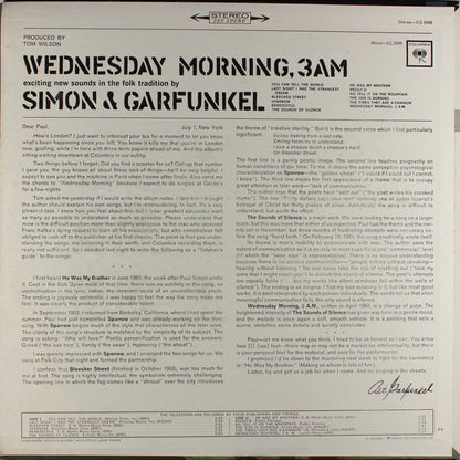 Simon & Garfunkel : Wednesday Morning, 3 A.M. (LP, Album, RP, Pit)