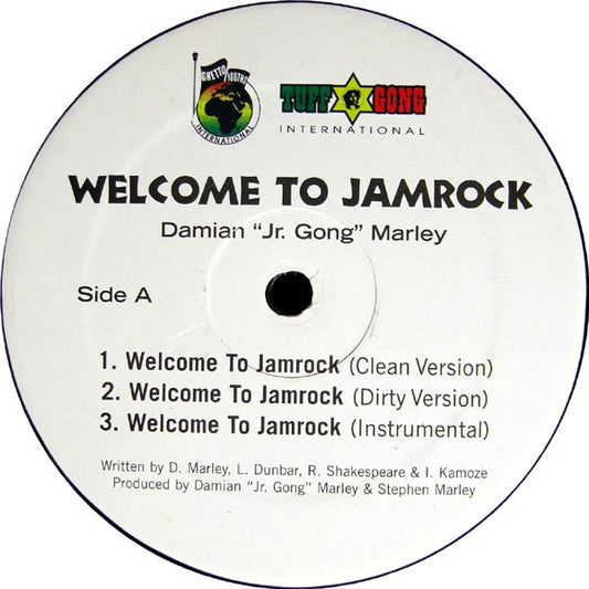 Damian "Jr. Gong" Marley* : Welcome To Jamrock / Lyrical .44 (Dancehall Remix) (12")