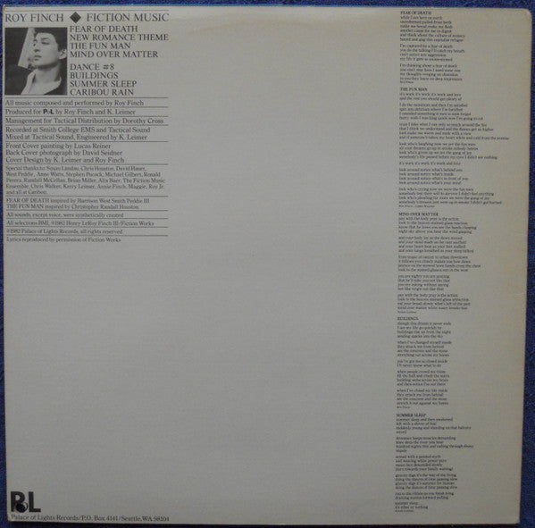 Roy Finch : Fiction Music (LP, Album, TP)