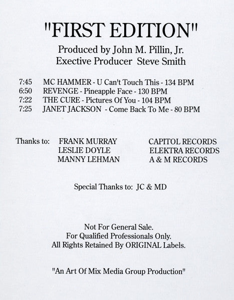 Various : Ultra Hot Razor Cuts First Edition (12", Promo)
