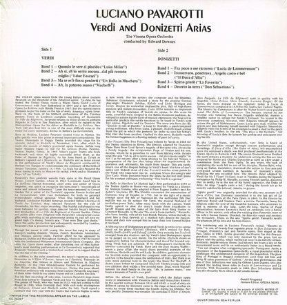 Luciano Pavarotti : Verdi And Donizetti Arias (LP, Album)