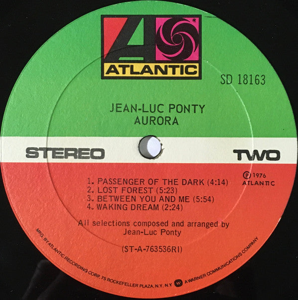 Jean-Luc Ponty : Aurora (LP, Album, Ric)