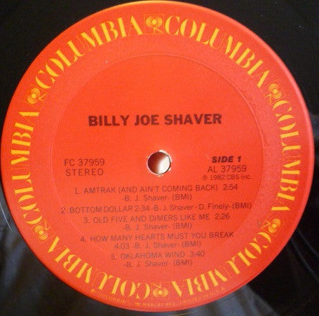 Billy Joe Shaver : Billy Joe Shaver (LP)