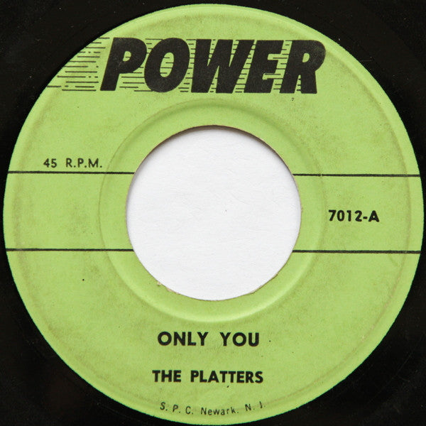 The Platters : Only You / Voo Vee Ah Bee (7")