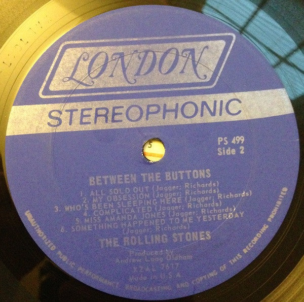 The Rolling Stones : Between The Buttons (LP, Album, San)
