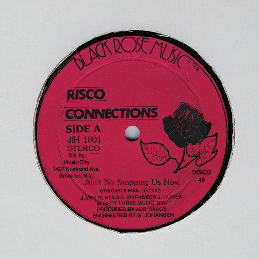 Risco Connection : Ain't No Stopping Us Now (12")