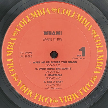 Wham! : Make It Big (LP, Album, Car)