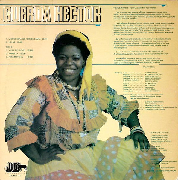 Guerda Hector : Vierge Miracle "Doule Fam'm Ce Pou Fam'm" (LP, Album)