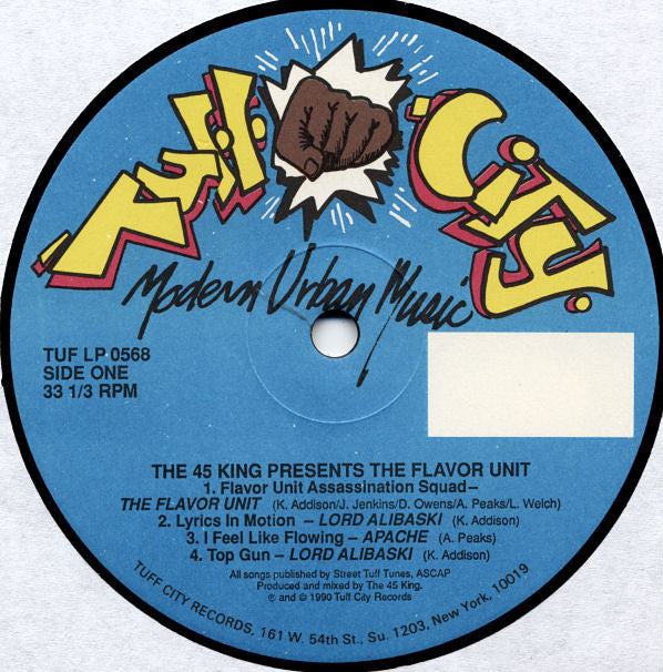 The 45 King Presents The Flavor Unit : The Flavor Unit (LP, Comp)