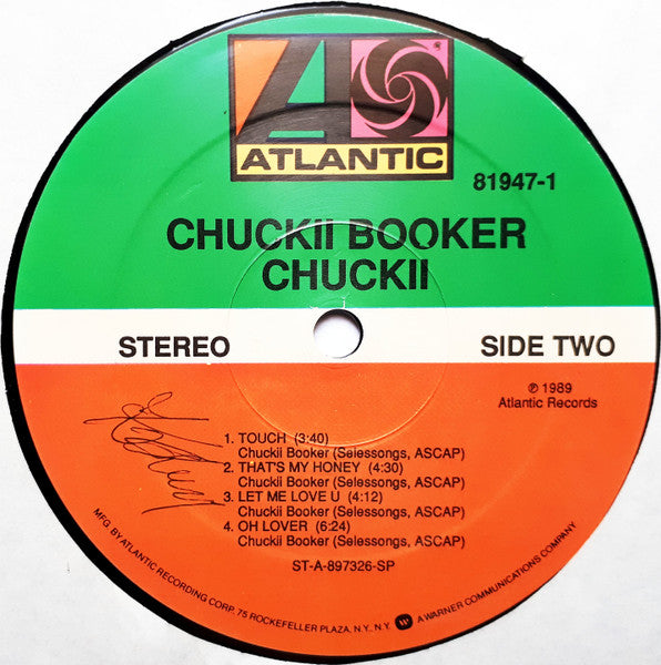 Chuckii Booker : Chuckii (LP, Album)