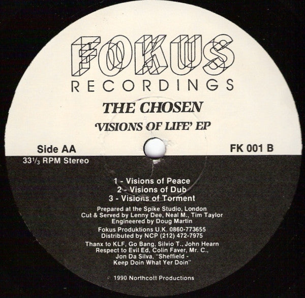 The Chosen : Visions Of Life EP (12", EP)