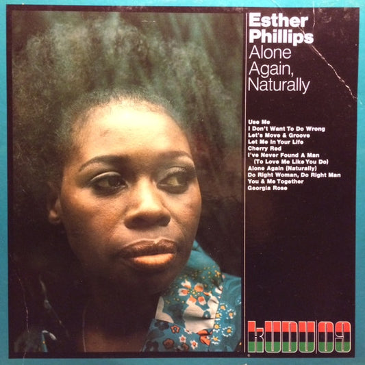 Esther Phillips : Alone Again, Naturally (LP, Album, Scr)