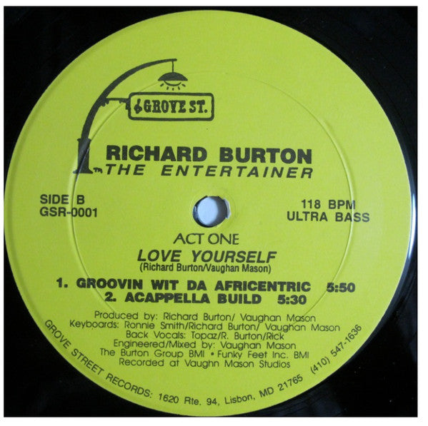 Richard Burton (4) : Love Yourself (12")