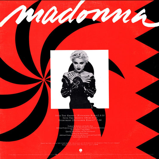 Madonna : Into The Groove / Everybody (12", Promo)