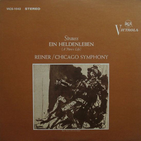 Richard Strauss, Fritz Reiner / Chicago Symphony Orchestra : Ein Heldenleben (LP, RE)